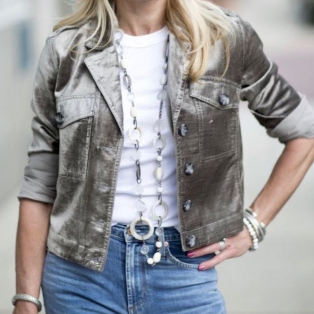 CABI Jacket M Pewter